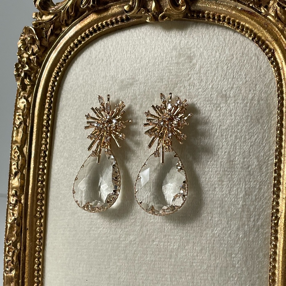🎉HP🎉 Champagne Starburst Drops (Anthropologie Brand)